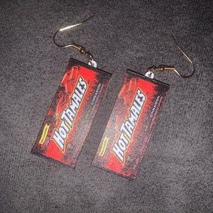 Hot Tamales Cinnamon Snacks Products Earrings 49